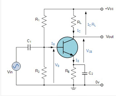 شماتیک یک تقویت کننده معمولی